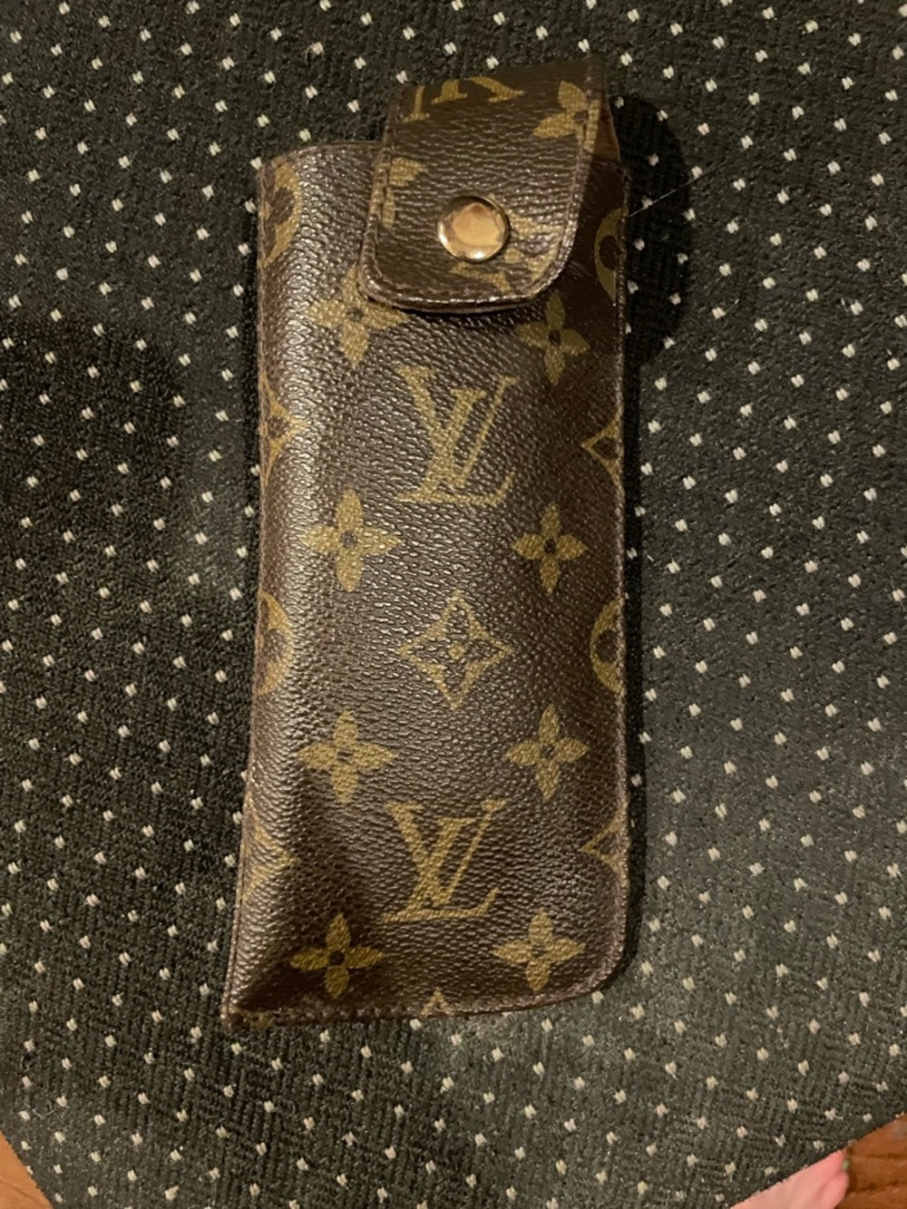 Upcycled sunglass case